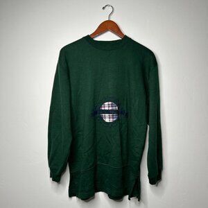 Y2K vintage dark green sweatshirt size large